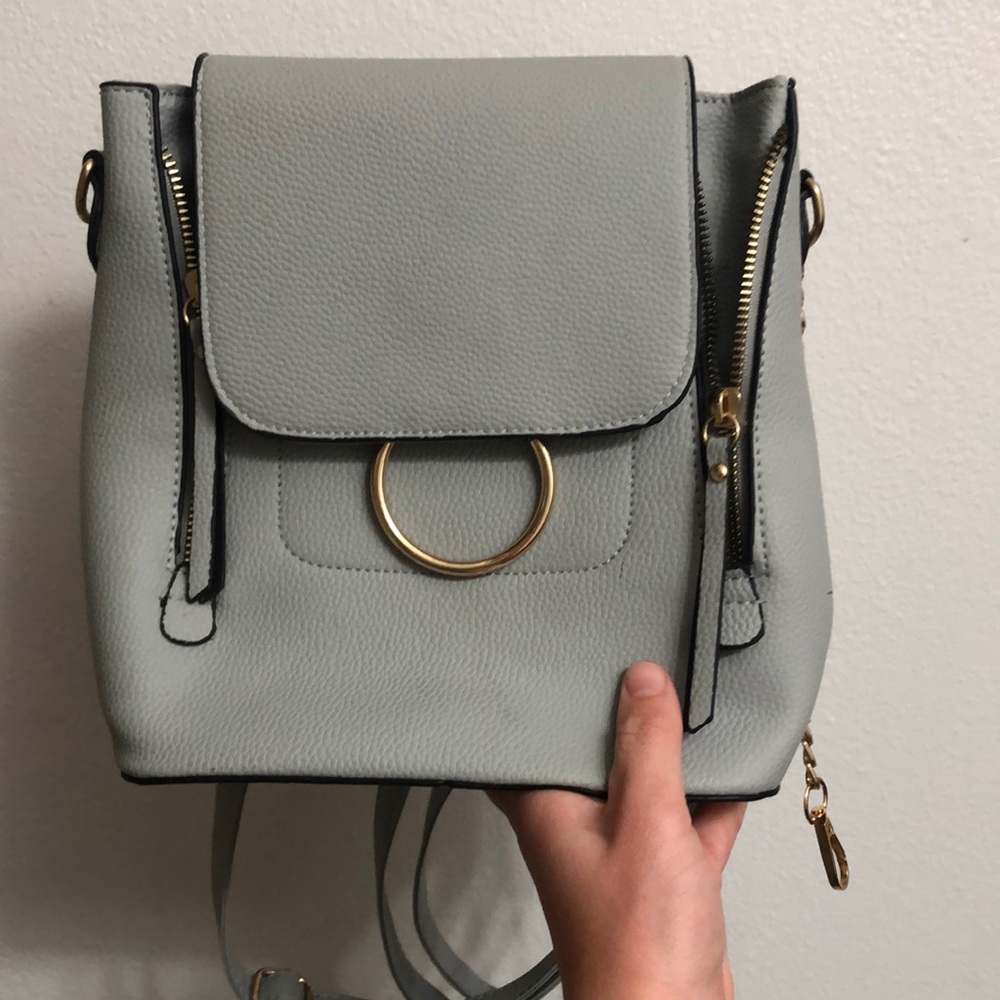 adorable teal mini backpack!